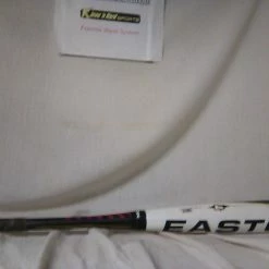 Used Easton Surge BGS2 Bat Length-Wgt 33" - 30 Oz. Half + Half BBCOR White Bat