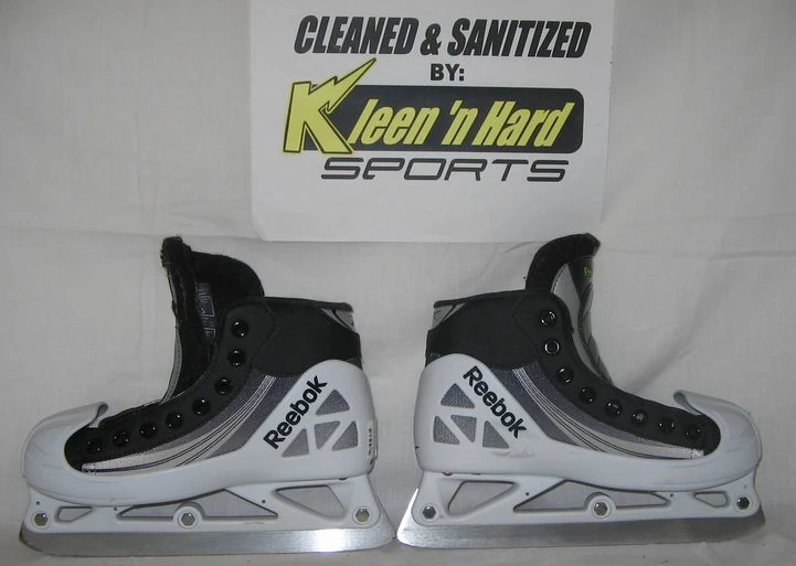 Used Size 3.5 D Reebok 2K Ice Hockey Goalie Skates 4 Used Size 3.5 D Reebok 2K Ice Hockey Goalie Skates