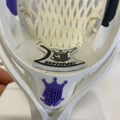 New Brine Clutch III (HS) Strung Mens White-Purple Lacrosse Head