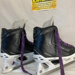 Ice Hockey Goalie Skates Used CCM RibCor 40K Size 4 D Hockey Goalie Skates