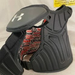 Used Under Armour Black Size Medium Lacrosse Shoulder Pads Lacrosse New And Used