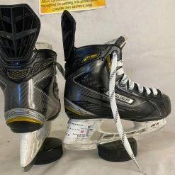 Used Bauer Supreme 190 Size Yth 13.5 D Ice Hockey Skates