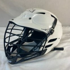 Used Cascade CS-R Size S/M White Lacrosse Helmet Lacrosse New And Used