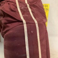 Used Bauer Pro Stock Size Sr M Reg Maroon Ice Hockey Pants