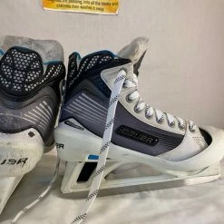 Used Bauer Reactor 4000 Size 5.5 D Ice Hockey Goalie Skates Bauer Skates