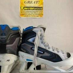 Used Bauer Reactor 5000 Size 5 D Ice Hockey Goalie Skates