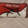 Used Reebok 9000 Size Sr Reg (Rt Hand) White-Red-Black Ice Hockey Goalie Blocker