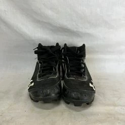 Used Under Armour Size 7 Black-White Baseball Cleats