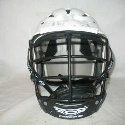 Lacrosse New And Used Used Cascade Size S White Lacrosse Helmet