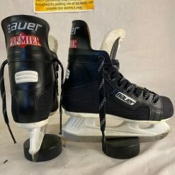 Used Bauer Premier Size 2 D Pond Hockey Skates Bauer Skates