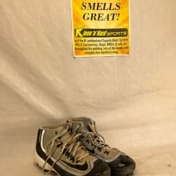 Used Nike Size 8.5 Huarache Black/Gray Baseball Cleats