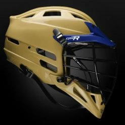 New Cascade CPX-R Size OSFM Old Gold/Navy Lacrosse Int Helmet Lacrosse New And Used
