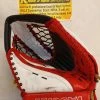 Used Vaughn Ventus LT68 Reg (Lt Hand) Sz Sr Red/Black/White Goalie Catcher Ice Hockey Goalie Catchers And Blockers