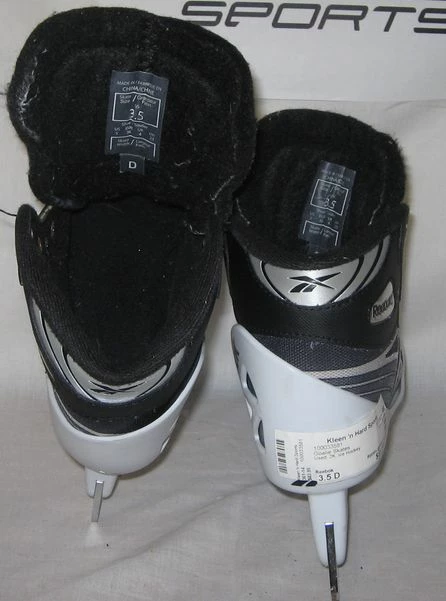 Used Size 3.5 D Reebok 2K Ice Hockey Goalie Skates 5 Used Size 3.5 D Reebok 2K Ice Hockey Goalie Skates
