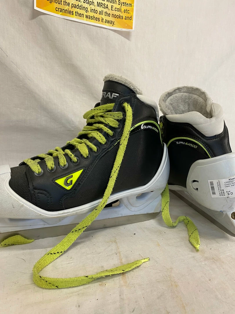 Used Graf Supra G4500 Size 9 D Ice Hockey Goalie Skates 5 Used Graf Supra G4500 Size 9 D Ice Hockey Goalie Skates