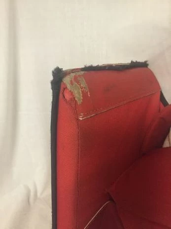 Used Itech X-Factor Size Sr Reg (Rt Hand) Red-Blk-Wht Ice Hockey Goalie Blocker 8 Used Itech X-Factor Size Sr Reg (Rt Hand) Red-Blk-Wht Ice Hockey Goalie Blocker