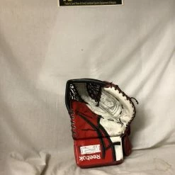 Reebok Used Reg (Lt Hand) Revoke 9000 Sr Wh-Red-Blk Ice Hockey Goalie Catcher