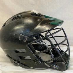 Used Cascade Size M/L Black Green Lacrosse Helmet Lacrosse New And Used