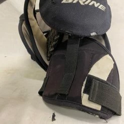 Lacrosse New And Used Used Brine Avalanche Sp4 Black Silver Size M Lacrosse Shoulder Pads