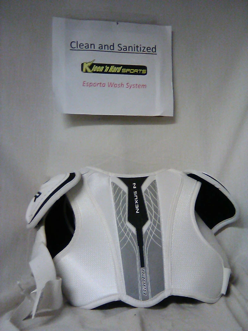 Used Bauer Nexus 400 Size Jr S Ice Hockey Shoulder Pads Ice Hockey Protective 4 Used Bauer Nexus 400 Size Jr S Ice Hockey Shoulder Pads Ice Hockey Protective