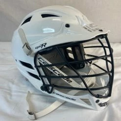 Lacrosse New And Used Used Cascade CPV-R Size XXS White Lacrosse Mens Helmet