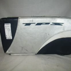 Used TPS Exceed Size Jr Reg (Rt Hand) Navy-Silver Ice Hockey Goalie Blocker