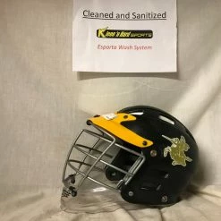 Used Cascade Pro Size S Black-Yellow Lacrosse Helmet