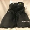 Used Bauer Supreme 1S Size Jr S Black Ice Hockey Pants