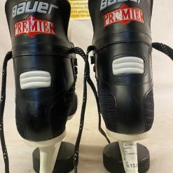 Bauer Skates Used Bauer Premier Ice Hockey Size Yth 13.5 D Skates