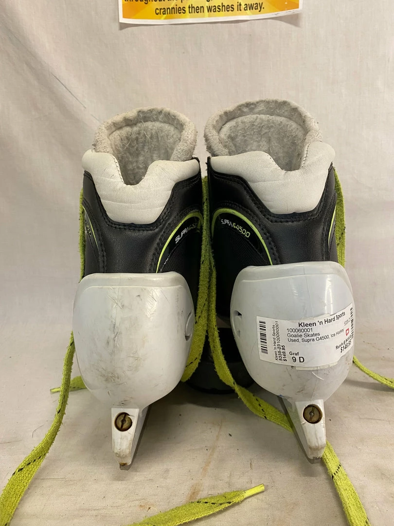 Used Graf Supra G4500 Size 9 D Ice Hockey Goalie Skates 7 Used Graf Supra G4500 Size 9 D Ice Hockey Goalie Skates