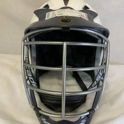 Used Cascade CPRO Size S/M White/Navy Lacrosse Mens Helmet