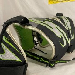 Used Warrior Millennium Green Black Size Medium Lacrosse Shoulder Pads Lacrosse New And Used