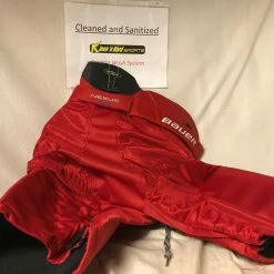 Used Bauer Nexus 600 Size Jr Lt Red Ice Hockey Pants