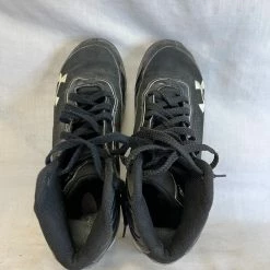 Used Under Armour Size 7 Black-White Baseball Cleats