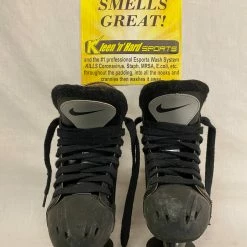 Used Nike Black Silver Size 3 D Ice Hockey Skates