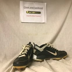 Used Nike Black-White Size 7.5 Air Show Elite Baseball Cleats