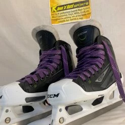 Ice Hockey Goalie Skates Used CCM RibCor 40K Size 4 D Hockey Goalie Skates