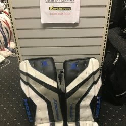 Used Itech Prodigy 4.8 Size 30" Black Ice Hockey Goalie Leg Pads
