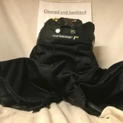 Used Bauer Supreme 1S Size Jr S Black Ice Hockey Pants