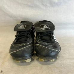 Used Adidas Size-6.5 Black-White Baseball Cleats