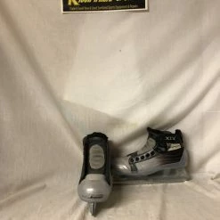 Used Nike Bauer Vapor XIV Size 4 D Ice Hockey Goalie Skates Junior Hockey Skates