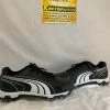 New Puma Size 11.5 Sample Black Low Metal Baseball Cleats