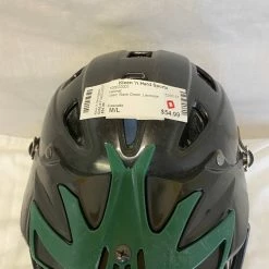 Used Cascade Size M/L Black Green Lacrosse Helmet Lacrosse New And Used