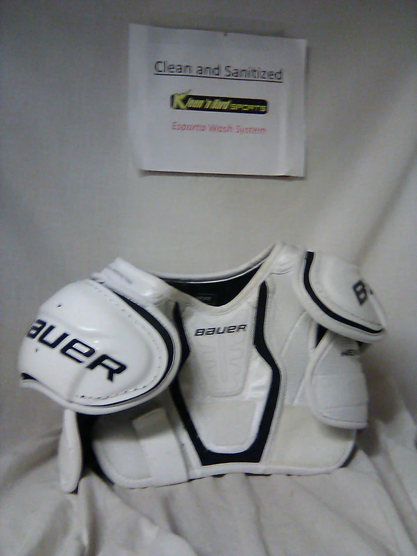 Used Bauer Nexus 400 Size Jr S Ice Hockey Shoulder Pads Ice Hockey Protective 3 Used Bauer Nexus 400 Size Jr S Ice Hockey Shoulder Pads Ice Hockey Protective