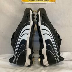 New Puma Size 12.5 Sample Black Low Metal Baseball Cleats