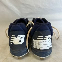 Used New Balance Size 12 Navy Metal Baseball Cleats