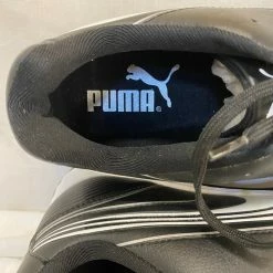 New Puma Size 11.5 Sample Black Low Metal Baseball Cleats