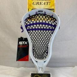 New STX Hammer U Pro Strung Mens White Defense Lacrosse Head Lacrosse New And Used