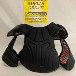 Used Under Armour Black Size Medium Lacrosse Shoulder Pads Lacrosse New And Used