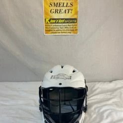 Lacrosse New And Used New Cascade CPV-R Size OSFM White Lacrosse Helmet